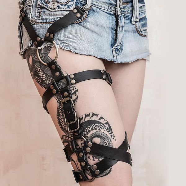 uyee творческий sexy harness крест дизайн регулируемый кожаный ремень для женщин leg bondage подвязками для чулок эротическое пояса lp-049 y, Slivery;black
uyee творческий sexy harness крест дизайн регулируемый кожаный ремень для женщин leg bondage подвязками для чулок эротическое пояса lp-049 y, Slivery;black