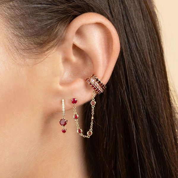 long round cz link chain tassel drop earring red green white cubic zirconia gold color fashion earrings, Silver
long round cz link chain tassel drop earring red green white cubic zirconia gold color fashion earrings, Silver