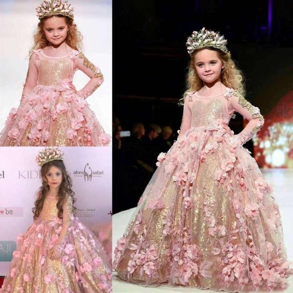 blingbling sparkling flower girls dresses for weddings long sleeves flowers appliqued ball gown lace first communion dresses, Red;yellow
blingbling sparkling flower girls dresses for weddings long sleeves flowers appliqued ball gown lace first communion dresses, Red;yellow
