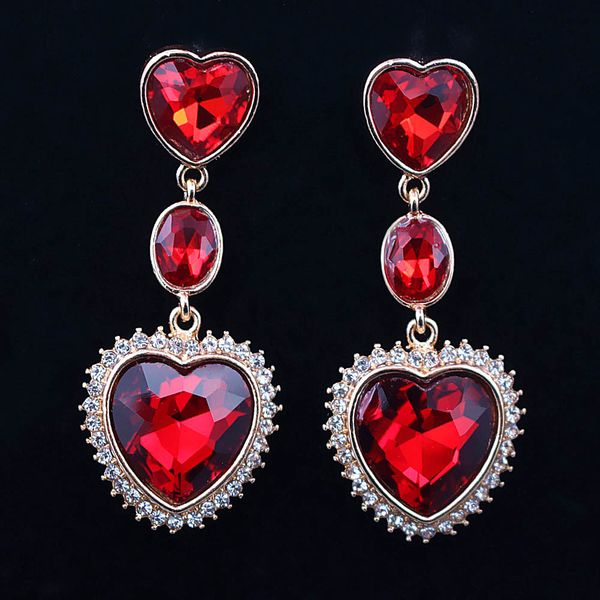 1 pair crystal statement long dangle earrings women bridal wedding jewelry accessories red stud earring hanging dangle earrings, Silver
1 pair crystal statement long dangle earrings women bridal wedding jewelry accessories red stud earring hanging dangle earrings, Silver