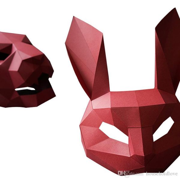diy paper model creative rabbit mask hood men and women couples p shooting props fashion party masquerade ball party masks
diy paper model creative rabbit mask hood men and women couples p shooting props fashion party masquerade ball party masks