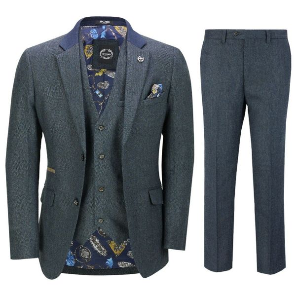 2020 new arrival mens suits mens wool 3 piece two button tweed suit herringbone check retro peaky blinders tailored fit new, White;black
2020 new arrival mens suits mens wool 3 piece two button tweed suit herringbone check retro peaky blinders tailored fit new, White;black