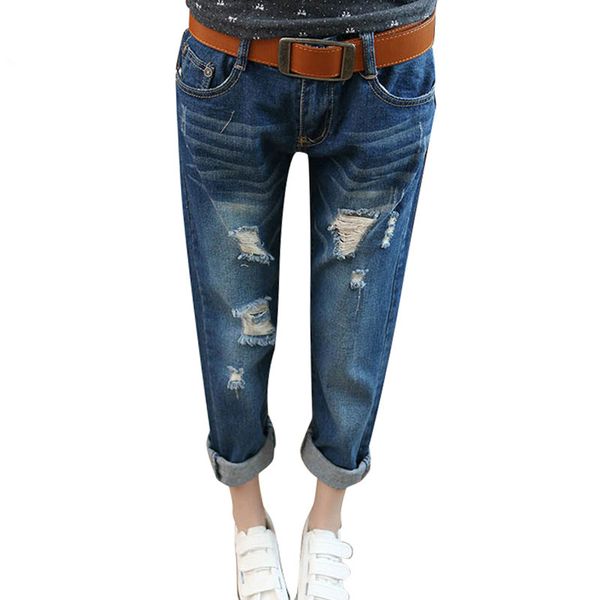 Summer Trousers High Waist Mom Ripped Boyfriend Jeans For Women Denim Pants Plus Size 26 38 Ladies Loose Ripped Jeans Woman
Summer Trousers High Waist Mom Ripped Boyfriend Jeans For Women Denim Pants Plus Size 26 38 Ladies Loose Ripped Jeans Woman