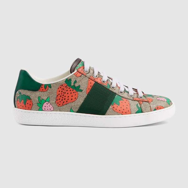 designer shoes fashion luxury design sneakers low strawberry printed leather casual shoes for mens women, Black
designer shoes fashion luxury design sneakers low strawberry printed leather casual shoes for mens women, Black