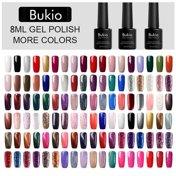 

bukio nude color nail gel polish shinning uv led sparkling gel varnish lacquer for enamel manicure decoratio design 8ml, Red;pink