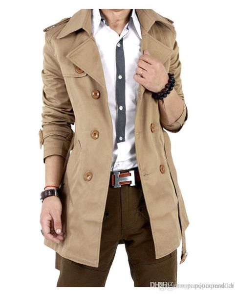 new mens windbreaker mens long winter double breasted jackets square neck solid color fashion coats designer coats, Tan;black
new mens windbreaker mens long winter double breasted jackets square neck solid color fashion coats designer coats, Tan;black