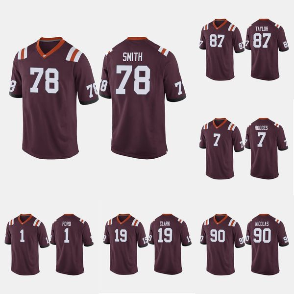 bruce smith stitched men's virginia tech hokies dadi nicolas colton taylor chuck clark bucky hodges college football jersey, Black
bruce smith stitched men's virginia tech hokies dadi nicolas colton taylor chuck clark bucky hodges college football jersey, Black
