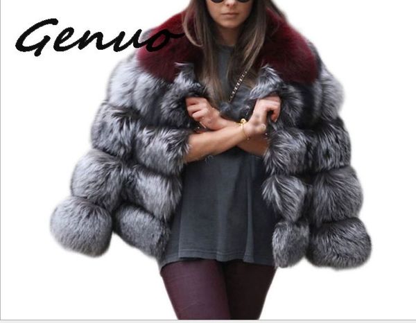 genuo new women winter luxury faux fur coat slim long sleeve collar coat faux fur jacket outwear women fake coats, Black
genuo new women winter luxury faux fur coat slim long sleeve collar coat faux fur jacket outwear women fake coats, Black