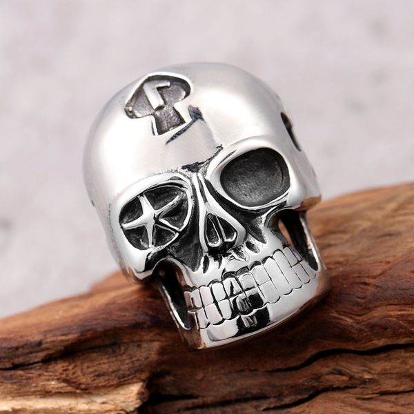 череп mens vintage men jewellery ювелирных изделий из нержавеющей стали 316l мужские кольца punk rock выдалбливают cross finger rings новый, Silver
череп mens vintage men jewellery ювелирных изделий из нержавеющей стали 316l мужские кольца punk rock выдалбливают cross finger rings новый, Silver