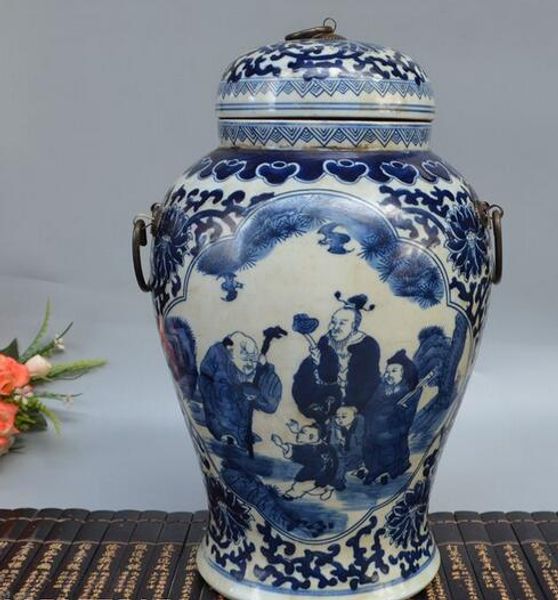jingdezhen antique porcelain blue and white shouxing figure jar antique tea pot antique old factory tea ceremony old decoration
jingdezhen antique porcelain blue and white shouxing figure jar antique tea pot antique old factory tea ceremony old decoration