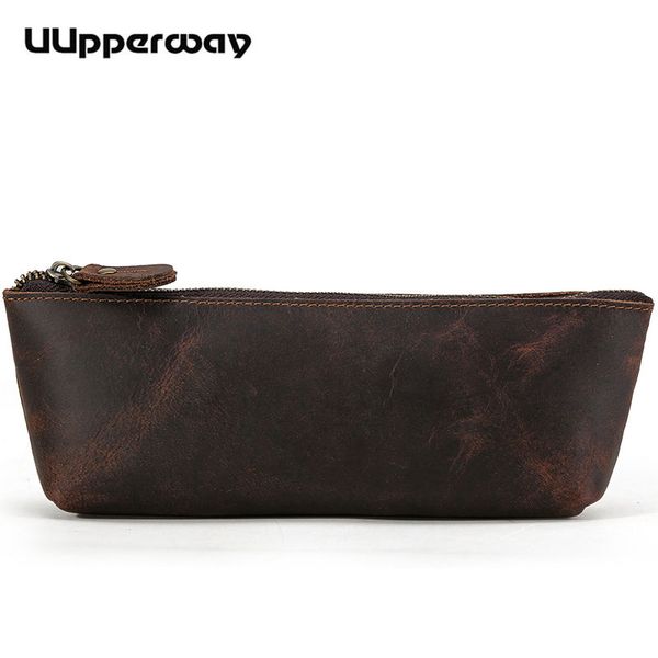 vintage man crazy horse leather coin purse genuine leather zipper coin wallet retro pencil case long money bags small day clutch, Red;black
vintage man crazy horse leather coin purse genuine leather zipper coin wallet retro pencil case long money bags small day clutch, Red;black