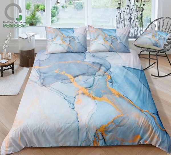bomcom 3d digital printing duvet cover set marble texture print sapphire and yellow bedding set 100% microfiber
bomcom 3d digital printing duvet cover set marble texture print sapphire and yellow bedding set 100% microfiber