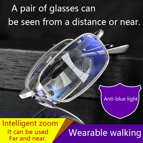 smart zoom progressive multifocal folding reading glasses men women anti-blue light presbyopia hyperopia eyewear gafas lectura, White;black
smart zoom progressive multifocal folding reading glasses men women anti-blue light presbyopia hyperopia eyewear gafas lectura, White;black