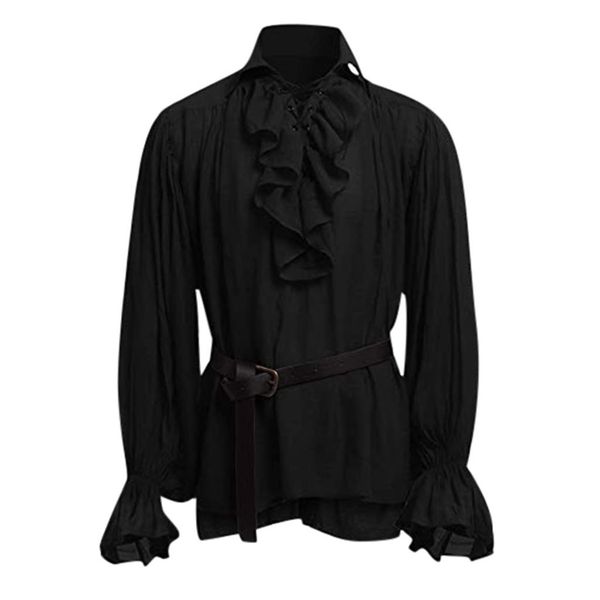 men long sleeve shirt stand neck lace up 2019 vintage solid color breathable casual shirts hombre s-5xl camiseta masculina 2019, White;black
men long sleeve shirt stand neck lace up 2019 vintage solid color breathable casual shirts hombre s-5xl camiseta masculina 2019, White;black