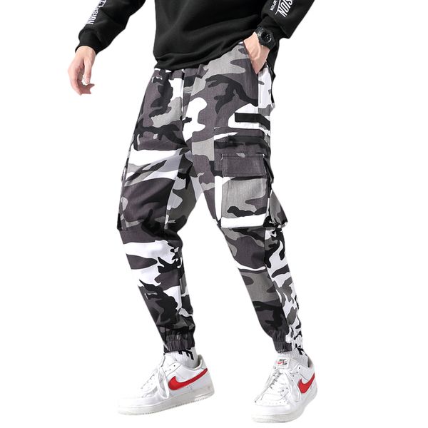men ribbons camouflage cargo pants man harem joggers harajuku sweatpant male hip hop trousers 2020 mens ankle-length pants, Black
men ribbons camouflage cargo pants man harem joggers harajuku sweatpant male hip hop trousers 2020 mens ankle-length pants, Black