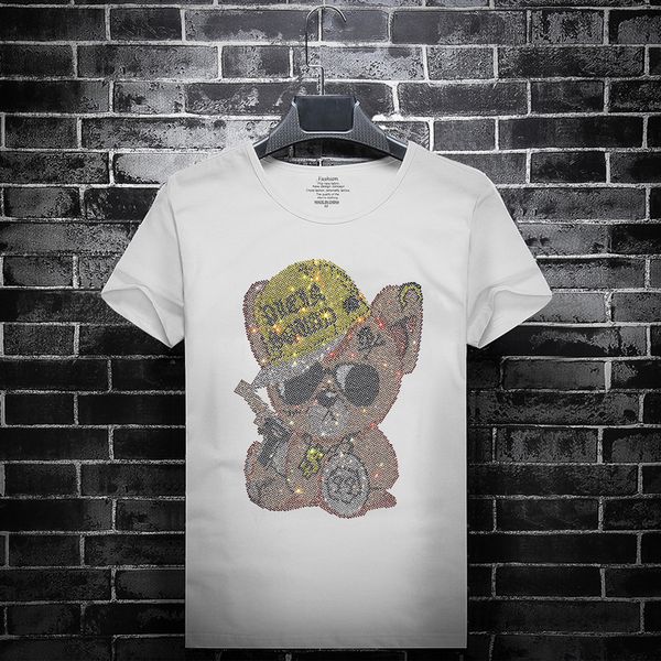 2020 european american summer tide brand men's drill t-shirt short-sleeved round neck half-sleeved social guy bear large compassionate, White;black
2020 european american summer tide brand men's drill t-shirt short-sleeved round neck half-sleeved social guy bear large compassionate, White;black