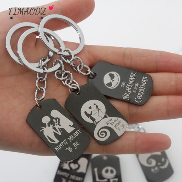 fimaodz jack skellington keychain nightmare before christmas movie sally figure stainless steel key chain for kids, Silver
fimaodz jack skellington keychain nightmare before christmas movie sally figure stainless steel key chain for kids, Silver