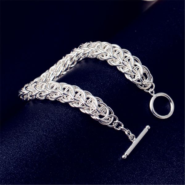 charm bracelets silver bracelet domineering handmade men's hand jewelry chain, Golden;silver
charm bracelets silver bracelet domineering handmade men's hand jewelry chain, Golden;silver