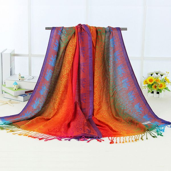 ethnic style scarf for lady women double sided elephant national wind scarf wraps shawl bufandas mujer fashion accessories
ethnic style scarf for lady women double sided elephant national wind scarf wraps shawl bufandas mujer fashion accessories