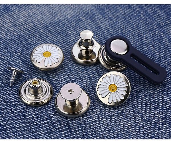 ent 17mm sewing buttons adjustable disassembly retractable jeans waist button metal extended buckles pant waistband expander, Black
ent 17mm sewing buttons adjustable disassembly retractable jeans waist button metal extended buckles pant waistband expander, Black
