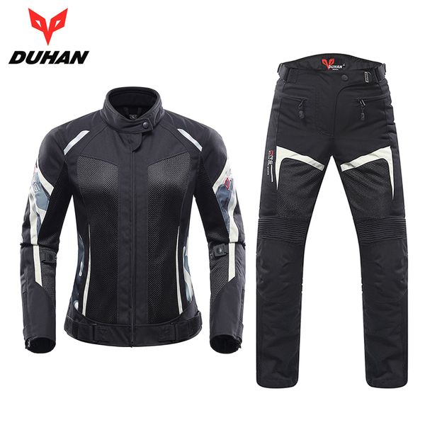 duhan women motorcycle jacket motorcycle pants suit jacket moto breathable mesh touring motorbike clothing set protective gear
duhan women motorcycle jacket motorcycle pants suit jacket moto breathable mesh touring motorbike clothing set protective gear