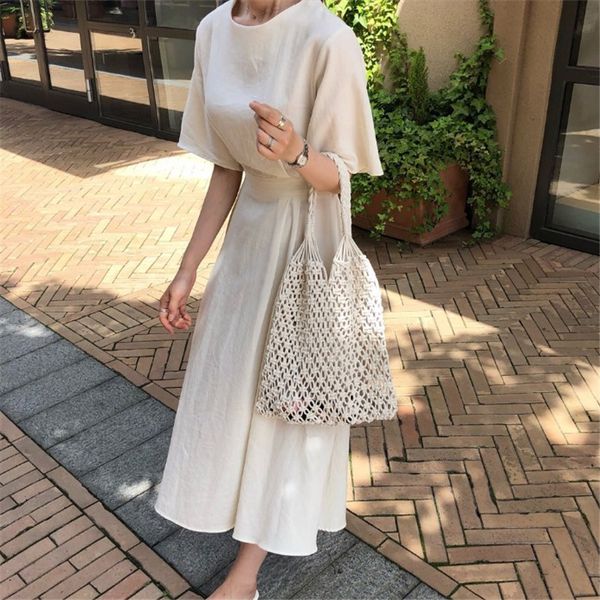 2020 summer new fashion loose casual linen korea girl female minimalism short womens dress dresses high waist e083, Black;gray
2020 summer new fashion loose casual linen korea girl female minimalism short womens dress dresses high waist e083, Black;gray