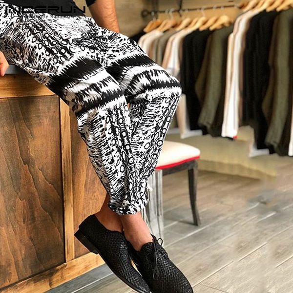 incerun vintage printed men's casual pants elastic waist pockets streetwear fitness long pants joggers ethnic trousers men 2019, Black
incerun vintage printed men's casual pants elastic waist pockets streetwear fitness long pants joggers ethnic trousers men 2019, Black