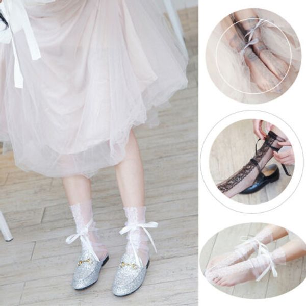 new fashion women's lace frilly ruffle bow socks high ankle tulle socks party socks black gray white 15pairs/pcs, Pink;yellow
new fashion women's lace frilly ruffle bow socks high ankle tulle socks party socks black gray white 15pairs/pcs, Pink;yellow