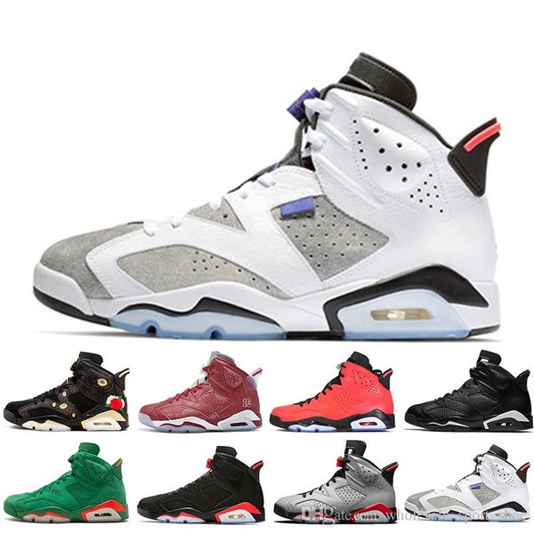 2019 Bred VI 6 6s Mens Basketball Shoes Infrared 23 3M Reflective Tinker Gatorade Green Oreo Men Sports Sneakers Designer Trainers Eur 40-47
2019 Bred VI 6 6s Mens Basketball Shoes Infrared 23 3M Reflective Tinker Gatorade Green Oreo Men Sports Sneakers Designer Trainers Eur 40-47