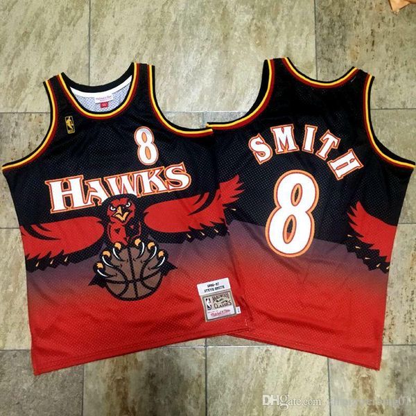 2019 men atlanta hawks 8 steve smith mitchell & ness 1995-96 hardwood classics swingman nba jersey, Black
2019 men atlanta hawks 8 steve smith mitchell & ness 1995-96 hardwood classics swingman nba jersey, Black