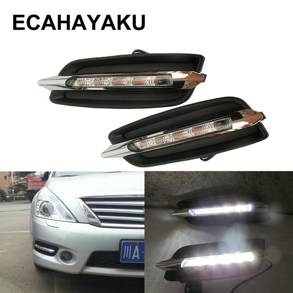 ecahayaku led daytime running light drl daytime light for nissan altima teana 2010 2011 2012 waterproof 12v car styling fog lamps day lights
ecahayaku led daytime running light drl daytime light for nissan altima teana 2010 2011 2012 waterproof 12v car styling fog lamps day lights