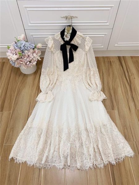 casual dresses 2021 spring and summer women's ribbon stand collar lotus leaf lace horn lantern long sleeve waist hugging dress 0702, Black;gray
casual dresses 2021 spring and summer women's ribbon stand collar lotus leaf lace horn lantern long sleeve waist hugging dress 0702, Black;gray