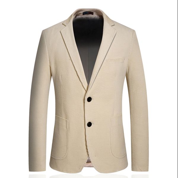 2020 latest autumn winter high-quality corduroy fabric thick men's suit blazer jacket business formal casual slim men jacket, White;black
2020 latest autumn winter high-quality corduroy fabric thick men's suit blazer jacket business formal casual slim men jacket, White;black