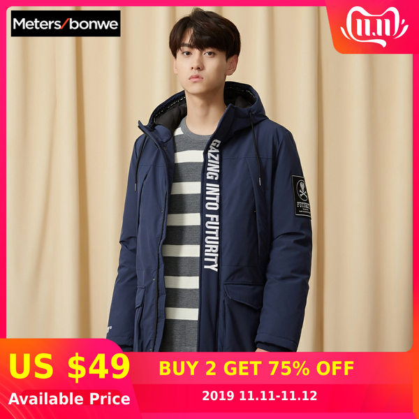 metersbonwe 2019 winter jacket quality thermal mens thick coat snow protection warm outwear fashion - gray duck down coat men, Black
metersbonwe 2019 winter jacket quality thermal mens thick coat snow protection warm outwear fashion - gray duck down coat men, Black