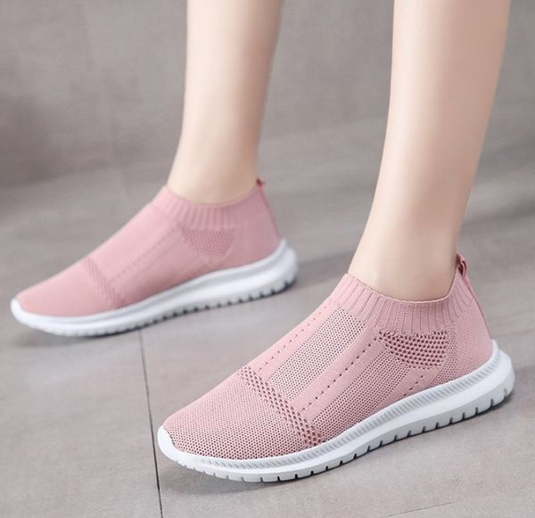 plus size 35-43 outdoor breathable mesh knit slip on women sock shoes sneakers flat lightweight walking shoe, Black
plus size 35-43 outdoor breathable mesh knit slip on women sock shoes sneakers flat lightweight walking shoe, Black