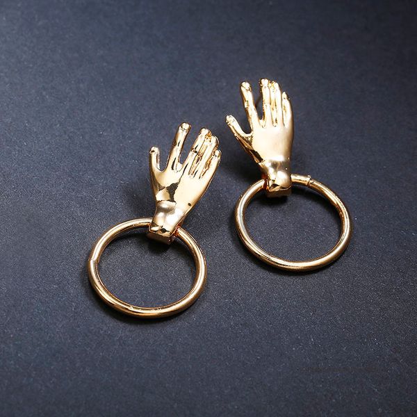 Golden Color Personalized Hoop Earrings For Men Women Punk Style Plam Ear Jewelry Unquie Design Round Circle Ear Jewelry
Golden Color Personalized Hoop Earrings For Men Women Punk Style Plam Ear Jewelry Unquie Design Round Circle Ear Jewelry