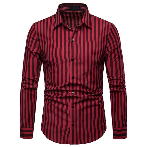 mens striped shirts 2019 spring new casual button down dress shirt men slim fit business casual social shirt camisa masculina, White;black
mens striped shirts 2019 spring new casual button down dress shirt men slim fit business casual social shirt camisa masculina, White;black