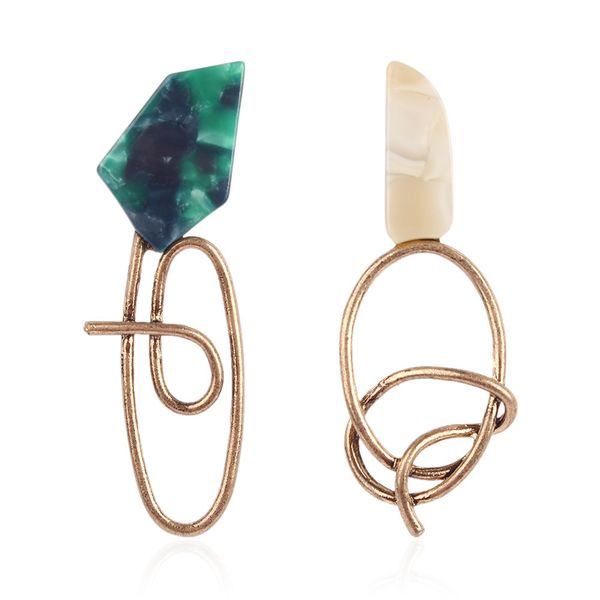 kmvexo 2019 korean vintage geometric resin dangle drop earrings for women punk rock braided metal earings hanging jewelry gifts, Silver
kmvexo 2019 korean vintage geometric resin dangle drop earrings for women punk rock braided metal earings hanging jewelry gifts, Silver