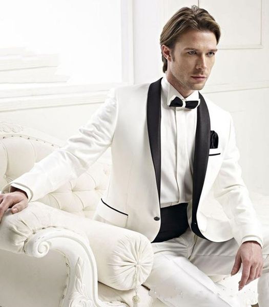 new stylish design groom tuxedos one button ivory shawl lapel groomsmen man suit mens wedding suits (jacket+pants+tie) 779, Black;gray
new stylish design groom tuxedos one button ivory shawl lapel groomsmen man suit mens wedding suits (jacket+pants+tie) 779, Black;gray