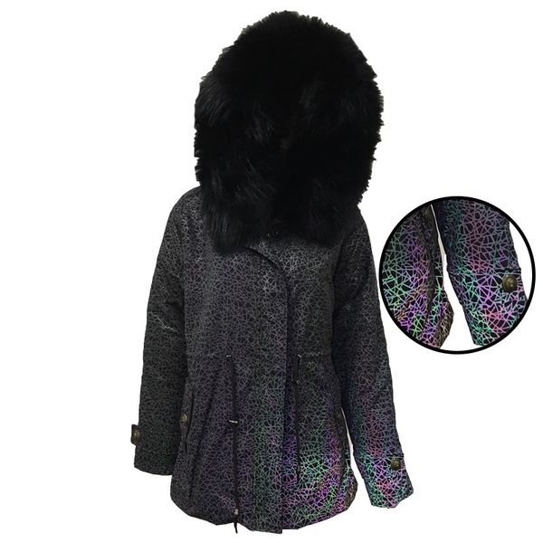 laser reflective purple short coat real raccoon fur big collar winter casual parka for men faux fur liner can be custom, Black
laser reflective purple short coat real raccoon fur big collar winter casual parka for men faux fur liner can be custom, Black
