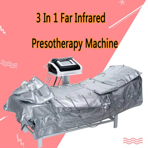 2019 3 in 1 far infrared pressotherapy ems electric muscle stimulation sauna air pressure pressotherapy lymph drainage body slimming machine
2019 3 in 1 far infrared pressotherapy ems electric muscle stimulation sauna air pressure pressotherapy lymph drainage body slimming machine