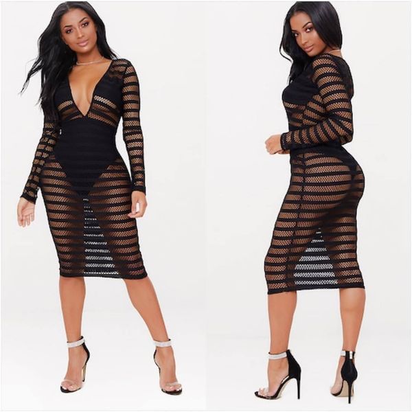 lm955 cross-border european and american fashion women's mesh perspective deep v dress nightclub, Black;gray
lm955 cross-border european and american fashion women's mesh perspective deep v dress nightclub, Black;gray