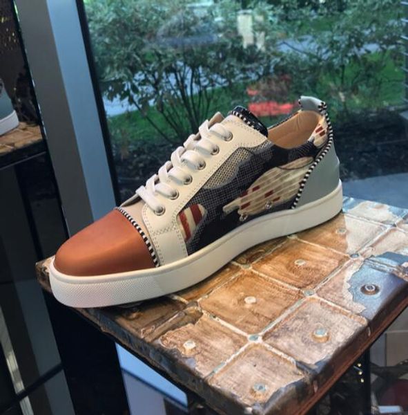 luxury sneaker without studded camo red bottom sneakers lowcut for men trainers red sole design shoes brand shoes men flats, Black
luxury sneaker without studded camo red bottom sneakers lowcut for men trainers red sole design shoes brand shoes men flats, Black