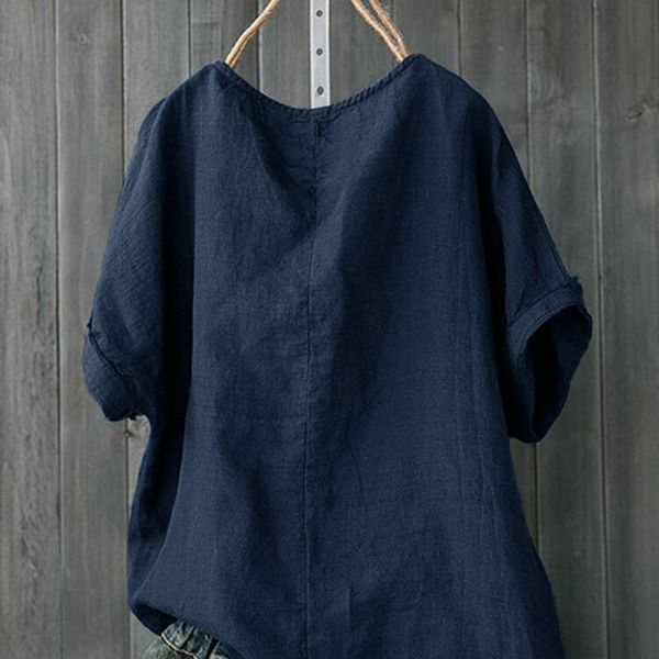 new summer women fish bone blouse short sleeve crew neck floral casual t-shirt, White
new summer women fish bone blouse short sleeve crew neck floral casual t-shirt, White