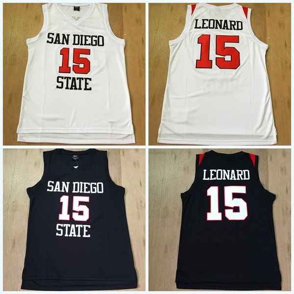 San Diego State Aztecs #15 KAWHI LEONARD Jersey Black White University Shirts 100% Stitched College Basketball Jerseys S-3XL Fast Shipping
San Diego State Aztecs #15 KAWHI LEONARD Jersey Black White University Shirts 100% Stitched College Basketball Jerseys S-3XL Fast Shipping