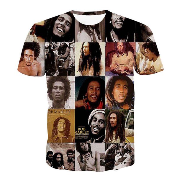 popular singer reggae bob marley t shirt men women funny 3d print summer short sleeve o neck crewneck casual a91, White;black
popular singer reggae bob marley t shirt men women funny 3d print summer short sleeve o neck crewneck casual a91, White;black