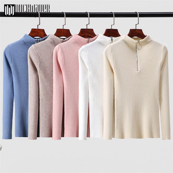 zipper turtleneck sweater korean womens sweaters 2019 winter for women pullover autumn jumper knitted sweater pull femme, White;black
zipper turtleneck sweater korean womens sweaters 2019 winter for women pullover autumn jumper knitted sweater pull femme, White;black