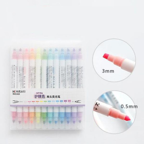 12pcs/set double head fluorescent pen highlighters art marker pens pastel liquid markers water color brush pen drawing, Black;red
12pcs/set double head fluorescent pen highlighters art marker pens pastel liquid markers water color brush pen drawing, Black;red