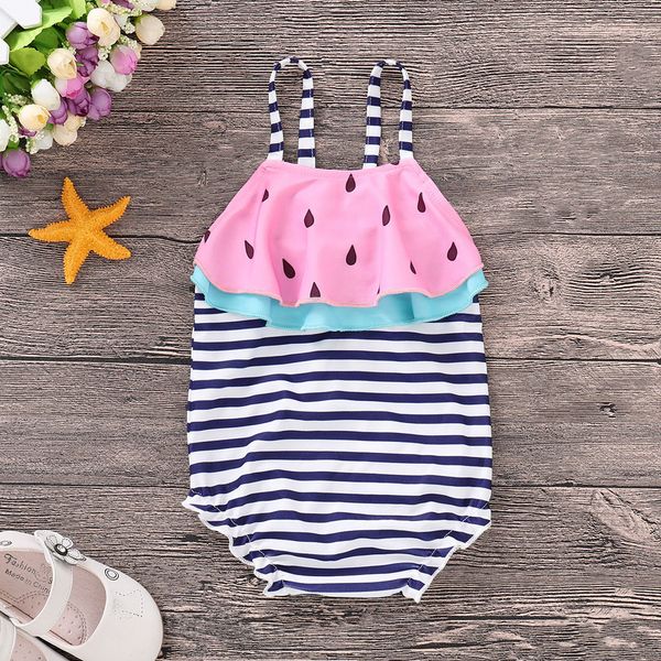 girl swim suit kids new fashion baby gir swimwear watermelon print stripe harness swimsuit bathing beach romper l1206, White
girl swim suit kids new fashion baby gir swimwear watermelon print stripe harness swimsuit bathing beach romper l1206, White