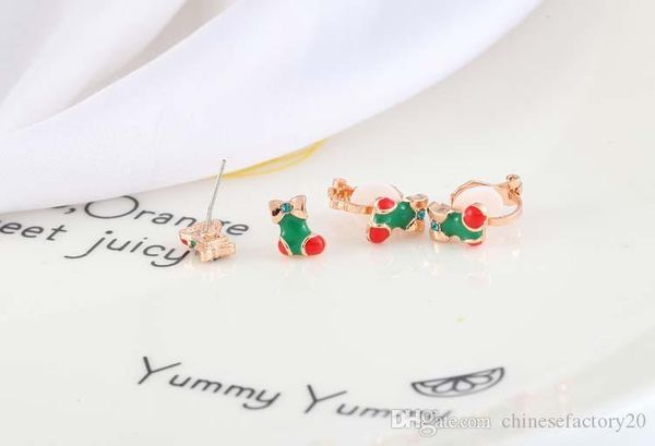 christmas earrings snowman christmas socks boot earrings mini 925 silver needle 2019 fashion jewelry ear clip, Red;brown
christmas earrings snowman christmas socks boot earrings mini 925 silver needle 2019 fashion jewelry ear clip, Red;brown